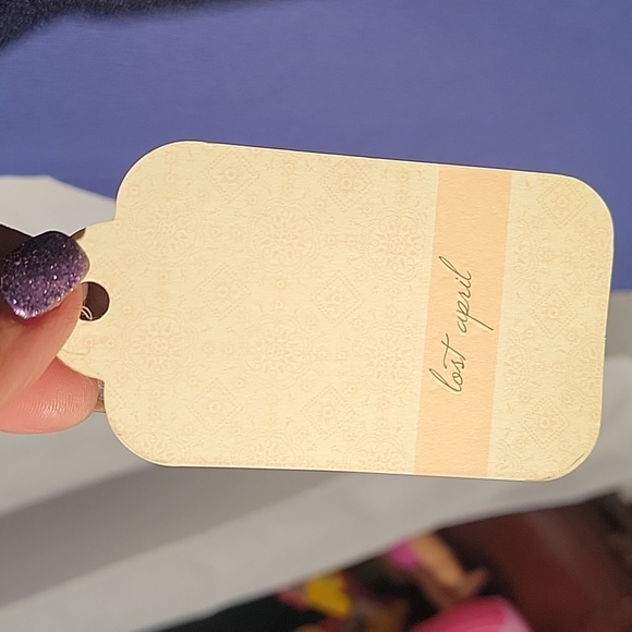 Lost April Woman's Blue Flapper Fringe Spaghetti Strap Top, Size: S, NWT - Picture 6 of 9